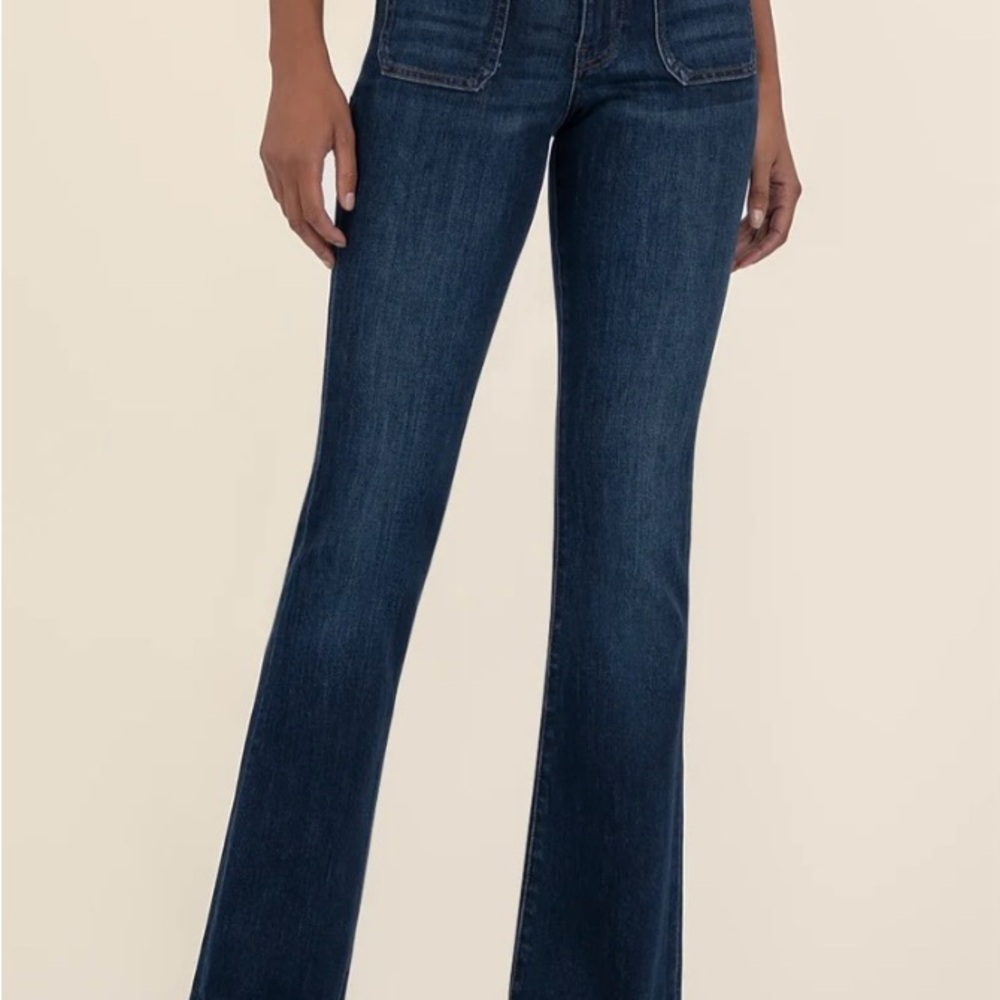 Kut from the Kloth Dark Blue Flare Jeans